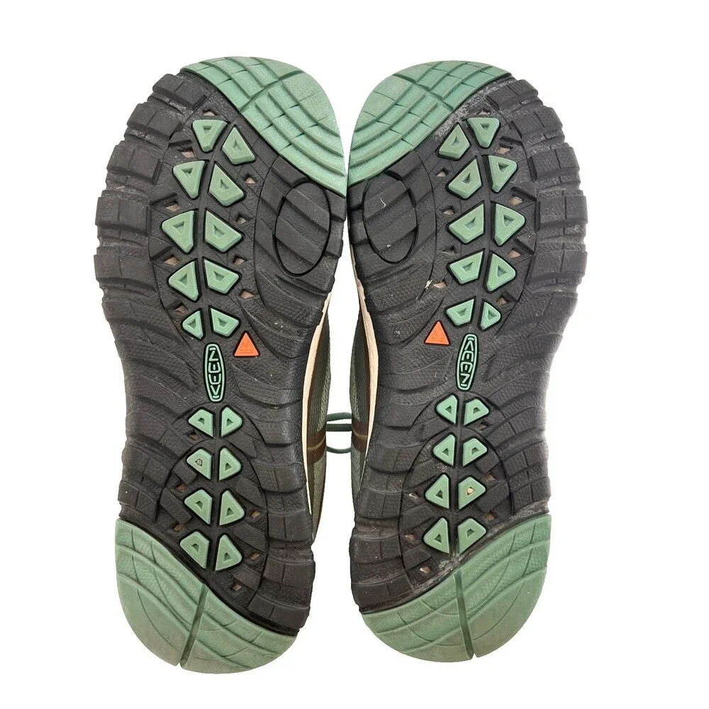 KEEN Terradora Trail Shoes Women’s 8.5 Hiking Green Gray Sneakers Outdoors - Picture 7 of 8